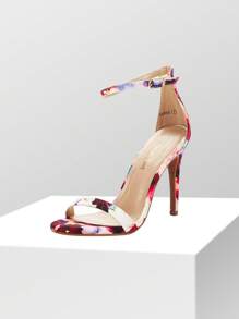 Women Elegant High Heel Sandals Open Toe Ankle Strap High Stiletto Pump Sandals For Party, For Prom, Party, Wedding - Multicolor - View 4