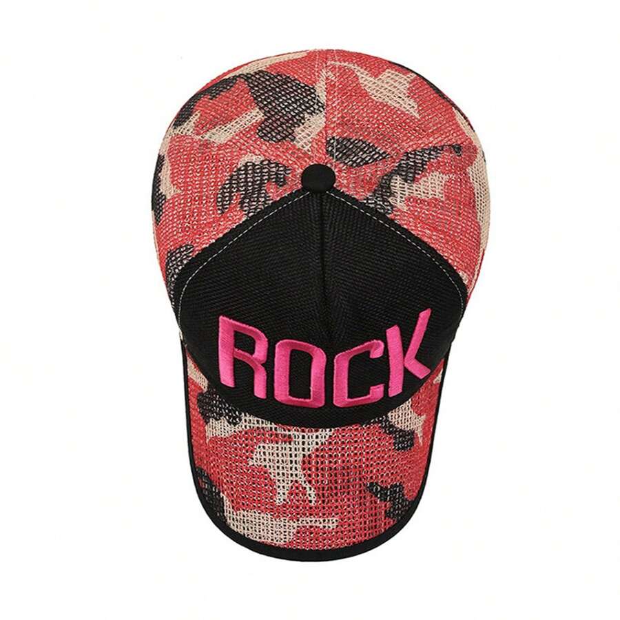 1pc Women's Embroidered Baseball Cap, Stylish Sun Hat With Breathable