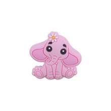 1入新款卡通象形矽膠珠,創意diy兒童珠寶製作配件 - 粉色 - 查看 1