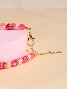 1 Collar De Perlas Adecuado Para Gatos Y Perros - Multicolor - Ver 5