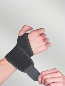 2pcs Self-heating Wrist Protector - Black - View 4