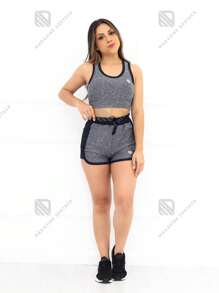 Women Sports Sets - Xám - Xem 2