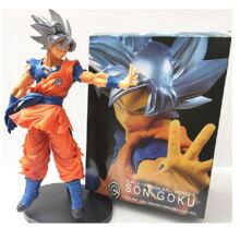 Juguete Muñeco Figura Goku Poder Ultrainstinto Dragon Ball Super 24 cm - Naranja - Ver 2
