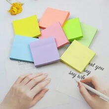 8 Pads Sticky Notes 3x3 Inches,Pastel Colors Self-Stick Pads, Easy To Post For Home, Office, Notebook - 8 Colors - View 3