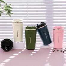 1pc 304 Stainless Steel 2nd Generation Vacuum Insulated Coffee Mug, Random Delivery Back To School