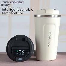 1pc 304 Stainless Steel 2nd Generation Vacuum Insulated Coffee Mug, Random Delivery Back To School