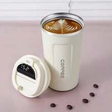 1pc 304 Stainless Steel 2nd Generation Vacuum Insulated Coffee Mug, Random Delivery Back To School
