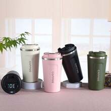 1pc 304 Stainless Steel 2nd Generation Vacuum Insulated Coffee Mug, Random Delivery Back To School