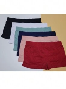 set de 6 piezas boxer de dama microfibra gruesa resalta pompi - Multicolor - Ver 2