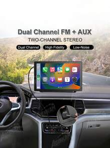 ADINKAM TECHNOLOGY 9 Inch Lớn Màn Di động không dây Android Tự động 2.5K Mặt trước + AHD 1080P Camera sau Gấp đôi Máy ảnh Ủng hộ & Android Dàn diễn viên BT FM Phụ trợ In WiFi - màu đen - Xem 6