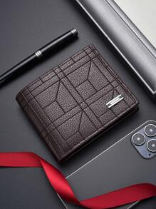 SHABILI Hàn Quốc Phong cách Thời trang Nam Ngắn Ví , Cổ điển Nằm ngang Thiết kế Với Dung lượng lớn Và Nhiều Thẻ Máy đánh bạc , Thích hợp Đối với Làm Việc  Dịp - Màu nâu Sô-cô-la - Xem 2