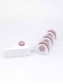 4入組自粘式輪子,家具輪子,儲物箱車輪,垃圾桶輪子,可移動容器籃子輪子 - 粉色 - 查看 5