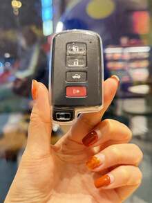 1入組透明tpu汽車鑰匙套,時尚百搭鑰匙保護套,適用於豐田凱美瑞rav4海威莱雅致等款車型 - 無色 - 查看 4