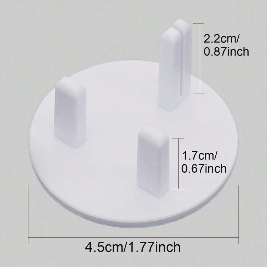 20pcs Uk Plug Socket Safety Covers, Child & Baby Proof Electrical