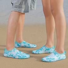 女式輕便運動型水鞋,快乾舒適的溪水鞋,適用於游泳、健身和遠足 - 藍白色 - 查看 1