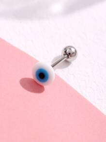 1 件時尚創意魔鬼眼舌耳釘適合女士穿孔首飾 - A - 查看 8