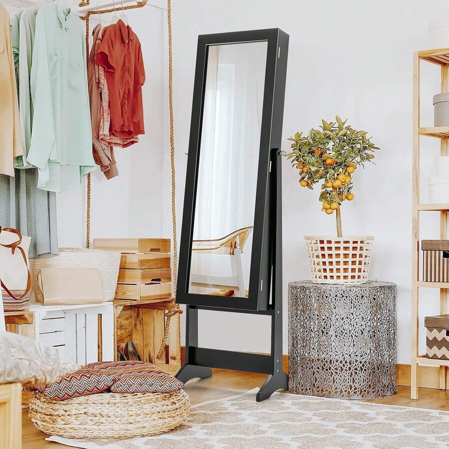 Glass Display Cabinets - Black - View 1