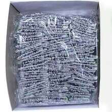 1 袋装不同尺寸的铁别针（小号：45 个/袋，大号：30 个/袋） - 銀色 - 查看 3