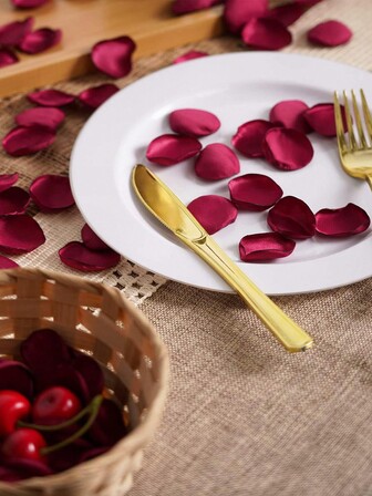 100 st konstgjorda vinröda rosenblad bästa presenter, bröllopsinredning, heminredning, rumsinredning