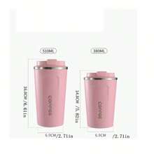 1pc 304 Stainless Steel 2nd Generation Vacuum Insulated Coffee Mug, Random Delivery Back To School