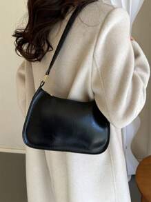 純色厚實幾何肩袋,女性專用拉鍊設計,具時尚復古風格,兼具休閒和防水功能,因此也很適合青少年女孩、大學生、新人和白領上班族,適用於辦公室、工作、商務和上下班通勤等場合。這是最好的商務女包,適合希望保持時尚和有組織的女性使用。 - 黑色 - 查看 4