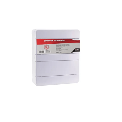 Quadro Distribuição Sobrepor P/ 16 Disjuntores Din Force Line