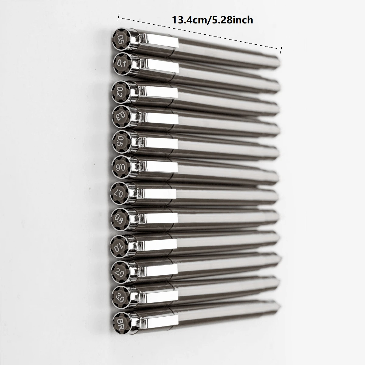 12-Pack Precision FineLiner Marker Pens Set: Fine, Medium & Brush Tips ...