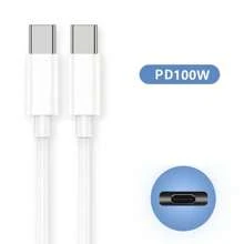 Cavo USB-C a USB-C Powerline III 100W, compatibile con iPhone 15 Pro 2020, iPad Pro 2020, iPad Air 4, Galaxy S20 Plus S9, Pixel, Switch, V20 e CarPlay/CarLife