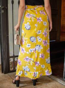 Women Skirts - Màu vàng - Xem 5