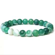 1 stuk 8 mm Prachtig Veel kleurig Steen Helende kristal Stretch Kraal Armbanden Voor mannen en vrouwen Casual Juwelen Feest