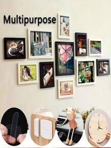 1 Box/60pcs Multi-Functional Waterproof Removable Double-Sided Adhesive Tape, Reusable Transparent Installation Tape For New Year Wall Hanging, Just Press Gently After Sticking Back To School