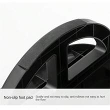 1入座椅下搖搖腳踏,適用於辦公室使用的腳踏板,第二代升級,加厚、加強、加寬,帶有足部按摩器的人體工學腳墊,時尚腳凳-為腳和腿所設計的人體工學腳墊 - 白色 - 查看 5