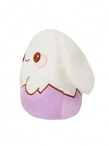 CozyWorld 1pc Purple Eggshell Rabbit Plush Pillow, Soft Filled Cartoon Animal Doll Sofa Chair Cushion - Purple - View 6