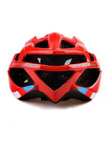 1pc Bicycle Mountain Bike Helmet With Pc+Eps Material Integrated Molding Cycling Equipment - Red - View 7