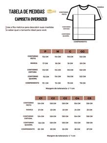 Camiseta Oversized Basic Streetwear Masculina - Cinza Claro - Visão 4
