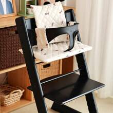 嬰兒餐椅墊秋冬季,便攜式防滑一體化墊子,適用於嬰兒進食成長椅附件 - 老虎 - 查看 2