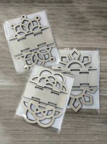 1個木製拼接紙巾盒,適用於旅館餐廳 - A - 查看 5