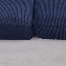 Funda De Sofá Elástica De Color Sólido, Diseño Moderno Y Simple, Adecuada Para Decoración Del Hogar Y Sala De Estar, 1 Ud. - Azul Marino - Ver 10