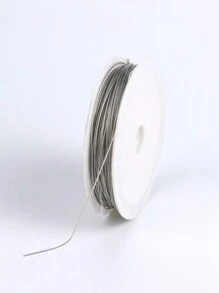 1pc Stainless Steel 304 Silver Beading Wire With 0.35mm Thickness, Great For Diy Jewelry Making Supplies Wholesale