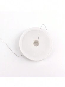 1pc Stainless Steel 304 Silver Beading Wire With 0.35mm Thickness, Great For Diy Jewelry Making Supplies Wholesale