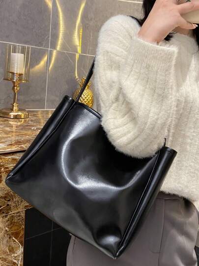 新品到貨女士時尚休閒通勤手提袋,大容量可肩背或手提