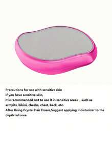 1入神奇除毛器,適用於男女背部手臂和腿部,可重複使用和清洗,無痛去角質脫毛裝置,比基尼修剪器,便攜式除毛器,個人清潔和腿部美容工具 - 粉色 - 查看 5