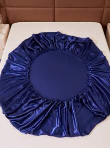 Juego de cama de 4 piezas que incluye 1 sábana plana, 1 sábana ajustable y 2 fundas de almohada en tela de denier de unicolor para la habitación (sin núcleo de almohada)