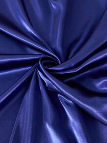 Juego de cama de 4 piezas que incluye 1 sábana plana, 1 sábana ajustable y 2 fundas de almohada en tela de denier de unicolor para la habitación (sin núcleo de almohada)