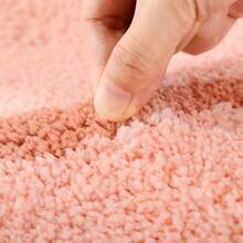 Deramhy Home 1 Stück Pink Peach Badematte, Badematte Für Das Badezimmer Fruit Shaped Badewannenteppich Badewannenflauschiger Duschmatten Waschbar Rutschfest