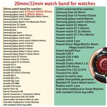 Dây đeo từ tính 20mm/22mm Tương thích với Samsung Galaxy Watch 6 4 Classic/5 Pro/Active 2/S3 Vòng đeo tay bện nylon Huawei Watch GT2 3 4 Band, Star - màu ánh sao - Xem 7
