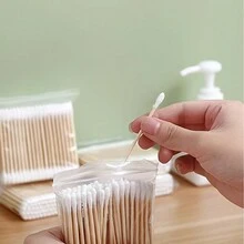 家用雙頭潔耳卸妝棒美容工具 - 白色 - 查看 5