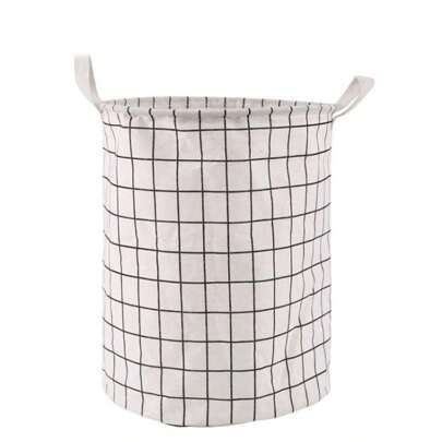 CESTO ORGANIZADOR MULTIUSO DOBRAVEL PROVA D'ÁGUA P/ ROUPA SUJA BRINQUEDOS