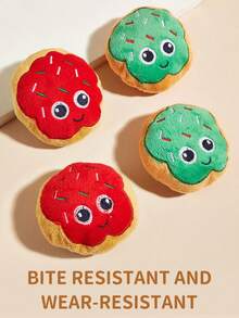 2 件裝新款毛絨狗貓玩具,耐用防咬,帶聲音,貓狗通用