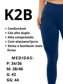 Women Leggings - Navy Blue - View 3